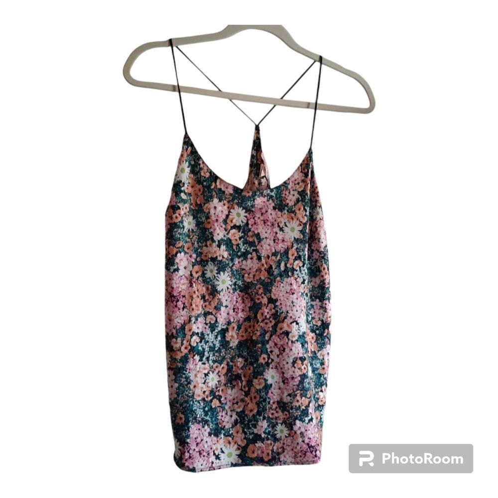 VICTORIA'S SECRET Floral Satin Pajama Cami